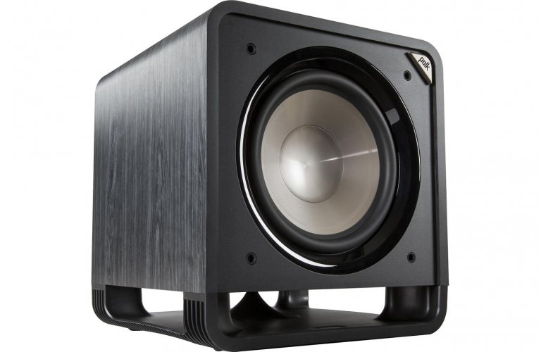 Polk Audio HTS12 (Washed Black Walnut) вид сбоку